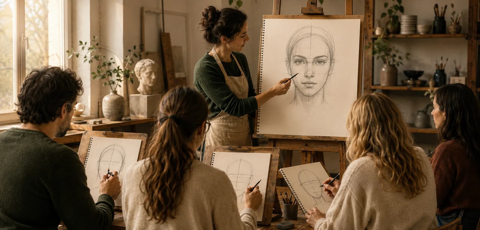 How to Draw Faces: A Beginner's Guide to Facial Proportions