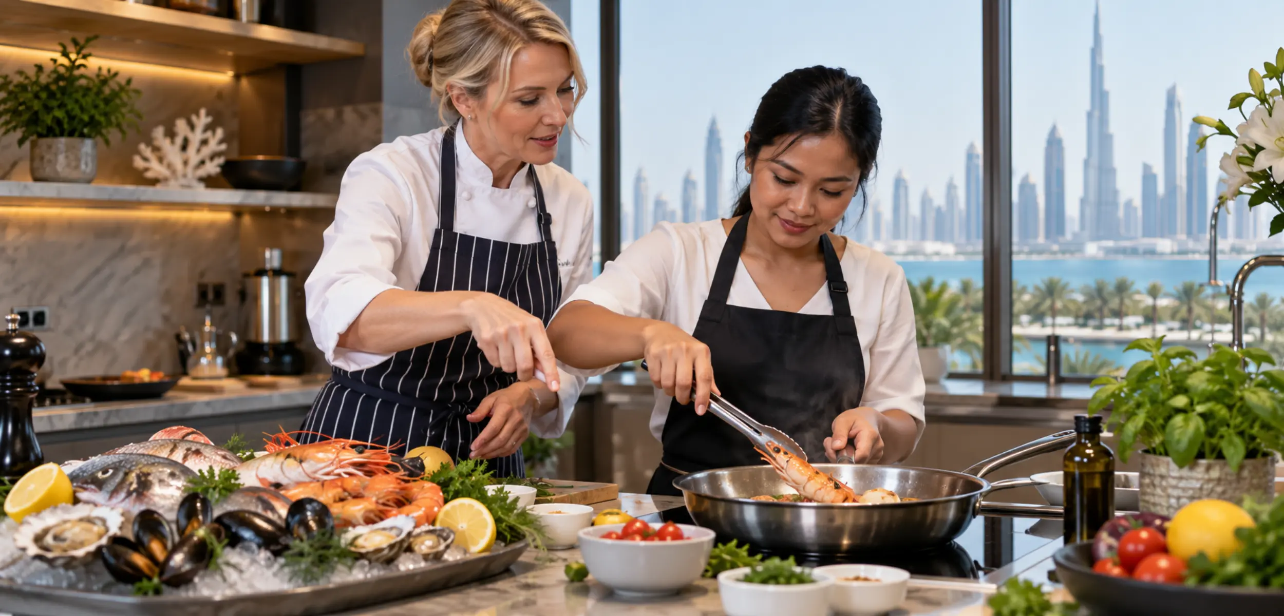 Seafood Cooking Classes in Dubai for Beginners