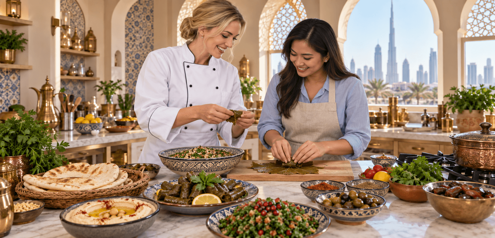 Learn Traditional Arabic Cooking in Dubai